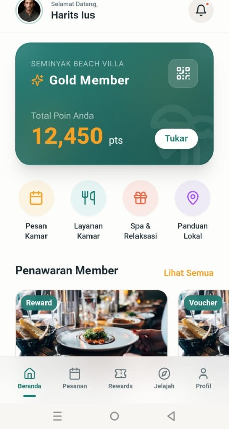 Sowiz white-label app — Seminyak Beach Villa